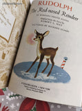 Vintage 1976 Little Golden Book: Rudolph the Red-Nosed Reindeer Hardcover