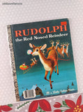 Vintage 1976 Little Golden Book: Rudolph the Red-Nosed Reindeer Hardcover