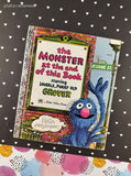 Vintage 1971 Little Golden Book: The Monster at the End of This Book Hardcover