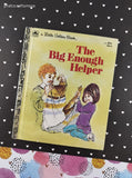 Vintage 1978 Little Golden Book: The Big Enough Helper Hardcover