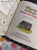 Vintage 1992 Little Golden Book: Walt Disney's Winnie the Pooh Eeyore, Be Happy! Hardcover