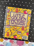 Vintage 1981 Little Golden Book: Little Golden Picture Dictionary Hardcover