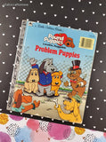 Vintage 1986 Little Golden Book: Pound Puppies, Problem Puppies Hardcover