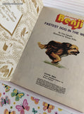 Vintage 1978 Little Golden Book: Joe Camp's Benji, Fastest Dog in the West Hardcover