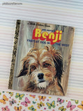 Vintage 1978 Little Golden Book: Joe Camp's Benji, Fastest Dog in the West Hardcover