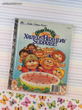 Vintage 1987 1st Printing Little Golden Book: Cabbage Patch Kids Present Xavier's Birthday Surprise Hardcover