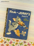 Vintage Little Golden Book: MGM's Tom and Jerry's Party Hardcover