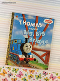 Vintage 2001 Little Golden Book: Thomas (& Friends) and the Big, Big Bridge Hardcover