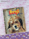 Vintage 1978 Little Golden Book: Joe Camp's Benji, Fastest Dog in the West Hardcover