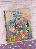 Vintage 1990 1st Printing Little Golden Book: Tiny Toon Adventures, Happy Birthday Babs! Hardcover