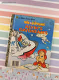 Vintage 1990 Little Golden Book: Alvin and the Chipmunks, Alvin's Daydreams Hardcover