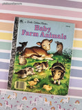 Vintage 1st Printing Little Golden Book: Baby Farm Animals Hardcover