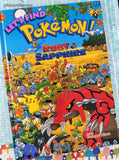 2008 1st Printing VizKids Let's Find Pokemon! Ruby & Sapphire Oversized Hardcover, Like New