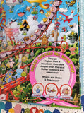2008 1st Printing VizKids Let's Find Pokemon! Tons of Fun at the Amusement Park Oversized Hardcover, Like New