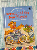 Vintage 1992 Jim Henson's Muppets in Kermit and the New Bicycle Hardcover