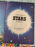 Vintage 1953 A Child's Book of Stars by Sy Barlowe Illustrated Hardcover