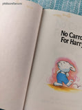 Vintage 1989 1st Printing No Carrots for Harry! Parents Magazine Press Hardcover