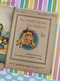 Vintage 1962 The Three Bears Visit Goldilocks Rand McNally Elf Book Hardcover