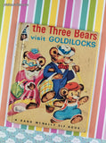 Vintage 1962 The Three Bears Visit Goldilocks Rand McNally Elf Book Hardcover