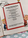 Vintage 1986 The World of Snoopy: Snoopy's Birthday Party Woulds of Wonder Hardcover