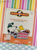 Vintage 1986 The World of Snoopy: Snoopy's Birthday Party Woulds of Wonder Hardcover