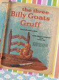 Vintage 1957 The Three Billy Goats Gruff Rand McNally Elf Book Hardcover