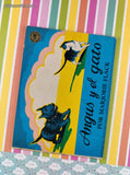 Vintage 1977 Angus y el gato por Marjorie Flack Spanish Espanol Scholastic Softcover