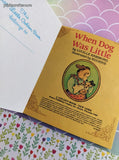 Vintage 1991 First Little Golden Book: When Dog Was Little Hardcover