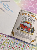 Vintage 1983 First Little Golden Book: Little Squirt the Fire Engine Hardcover