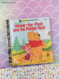Vintage 1993 First Little Golden Book: Walt Disney Winnie-the-Pooh and the Pebble Hunt Hardcover