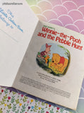 Vintage 1982 First Little Golden Book: Walt Disney Winnie-the-Pooh and the Pebble Hunt Hardcover