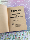 Vintage 1967 Popeye Ghost Ship to Treasure Island Whitman BIG Little Miniature Illustrated Softcover