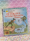 Vintage 1986 Big Little Golden Book: Walt Disney's Peter Pan in Tinker Bell and the Pirates Hardcover