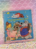 Vintage 1986 1st Printing Big Little Golden Book: Pound Puppies, The Puppy Nobody Wanted Hardcover