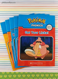 2022 Pokemon Phonics Set/6 Softcover Scholastic Booklets