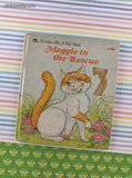 Vintage 1986 Golden Tell-a-Tale Maggie to the Rescue Hardcover
