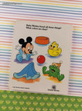 Vintage 1987 Disney Babies Where is Baby Mickey's Red Ball? Miniature Board Hardcover