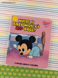 Vintage 1987 Disney Babies Where is Baby Mickey's Red Ball? Miniature Board Hardcover