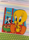 Vintage 1990 Tweety and Sylvester Golden Super Shape Softcover