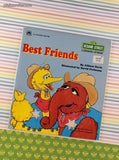 Vintage 1997 Sesame Street Growing Up Book: Best Friends Softcover