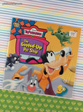 Vintage 1995 Disney's Toontown The Goofed-Up Pet Shop Softcover, Like New