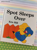 Vintage 1990 1st American Printing Spot Sleeps Over by Eric Hill Lift-the-Flap Hardcover