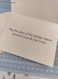 Vintage 2001 House Mouse Glow of the Holiday Christmas Greeting Card, Unused