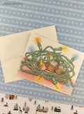 Vintage 2001 House Mouse Glow of the Holiday Christmas Greeting Card, Unused