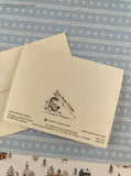 Vintage 1999 House Mouse Peace on Earth Christmas Greeting Card, Unused