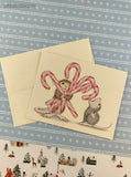 Vintage 2003 House Mouse Sweet Tidings Christmas Greeting Card, Unused