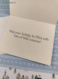 Vintage 2002 House Mouse Little Surprises Christmas Greeting Card, Unused