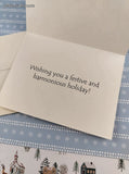 Vintage 2000 House Mouse Harmonious Holiday Christmas Greeting Card, Unused
