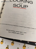 Vintage 1972 11th Printing Campbell Cookbook: Cooking with Soup Hardcover, Spiral Bound