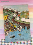 Vintage 1969 1st Printing SBS Scholastic Choo Choo: The Runaway Engine Oversized Illustrated Softcover
